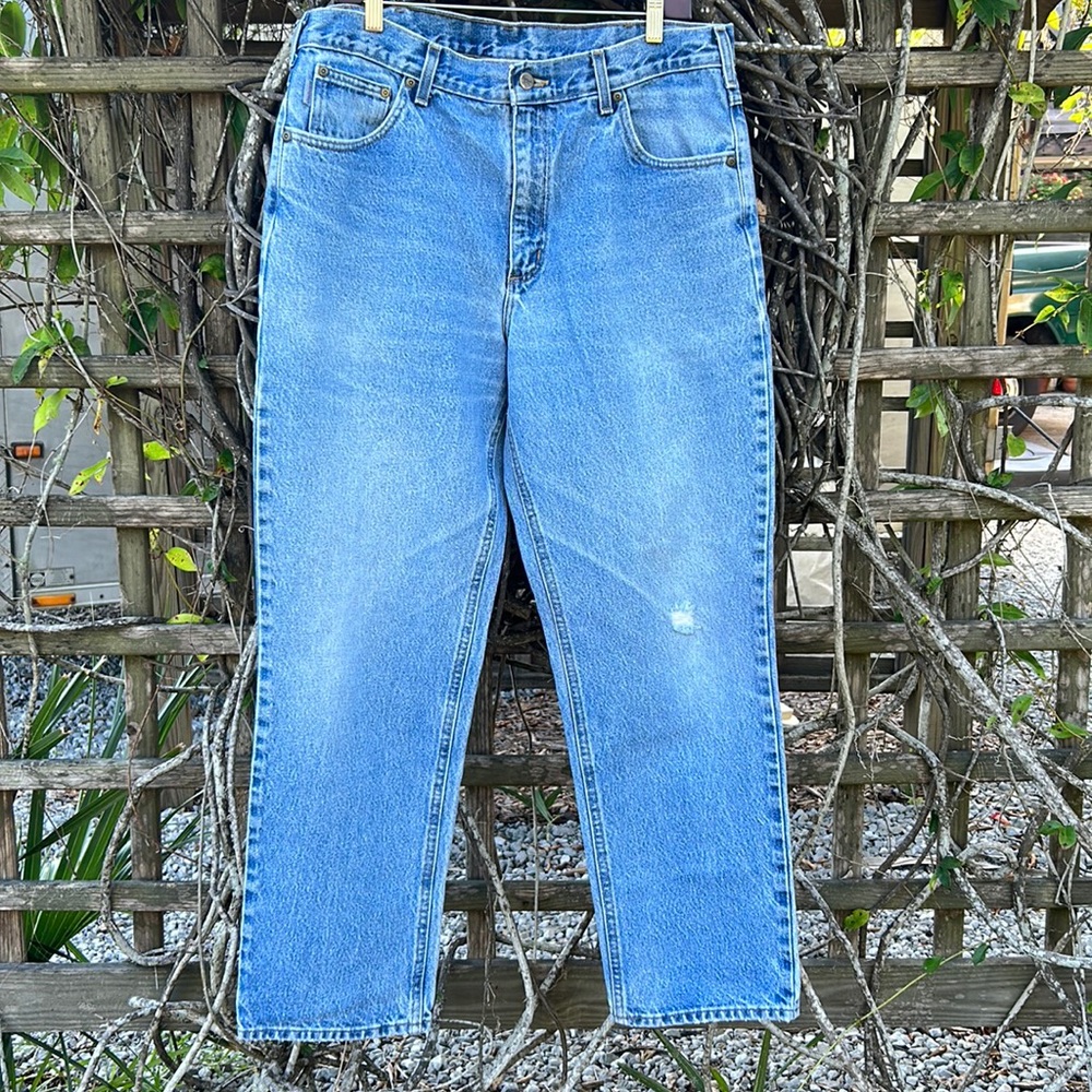 Vintage Carhartt B180 DST Traditional Fit Straight Leg Jeans 38x32 2005 Darkston